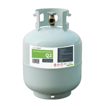 Bombona Gas Ecologico Gasica Q2 5,5Kg R404A y R502 Equivalencia 13,5Kg
