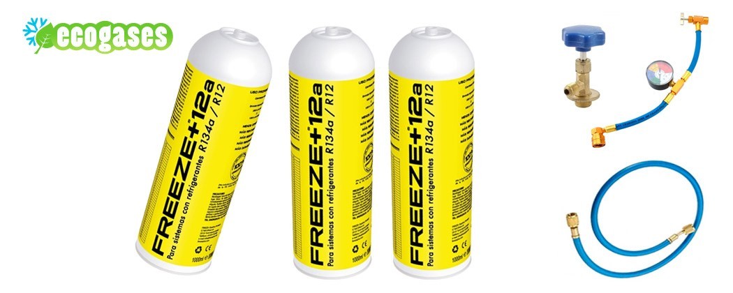 Frezee +12a gas compatible con R12 y R134a