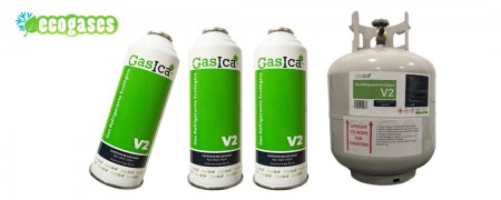 V2 Gas Sustituto de R22 R32 R407c y R410a