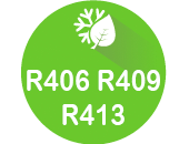 Gas refrigerante R406 R409 R413