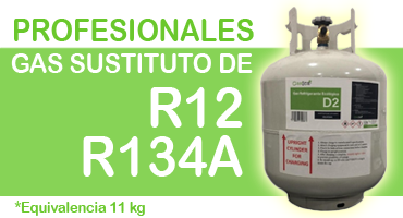 Gas refrigerante Ecológico R12 R134A